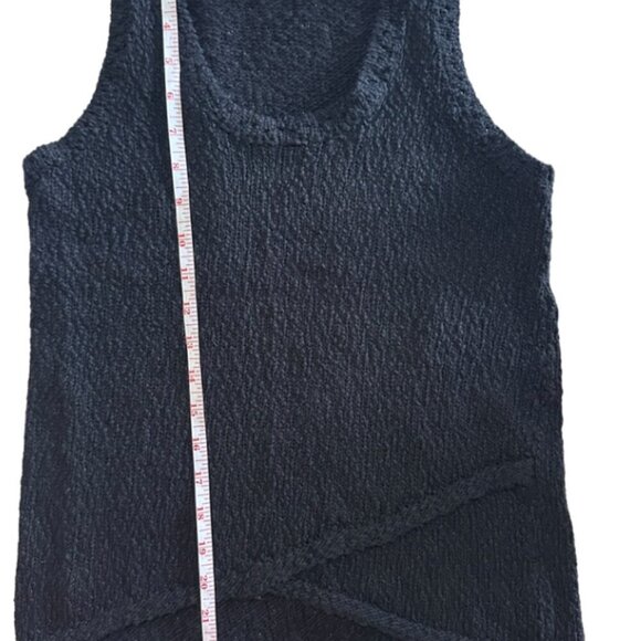 Ann Taylor LOFT Knit Sweater Tank Top Sleeveless Black V-Neck Size XS​​​ - Picture 5 of 8